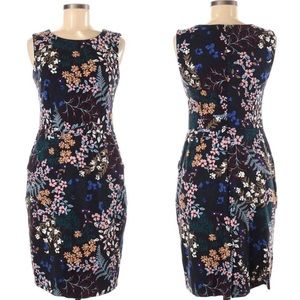 Lands End floral sheath dress size 6